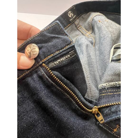 NEW PS by Paul Smith Tapered Fit Blue Dark Wash Denim Jeans 31X34 Tall - Picture 14 of 16